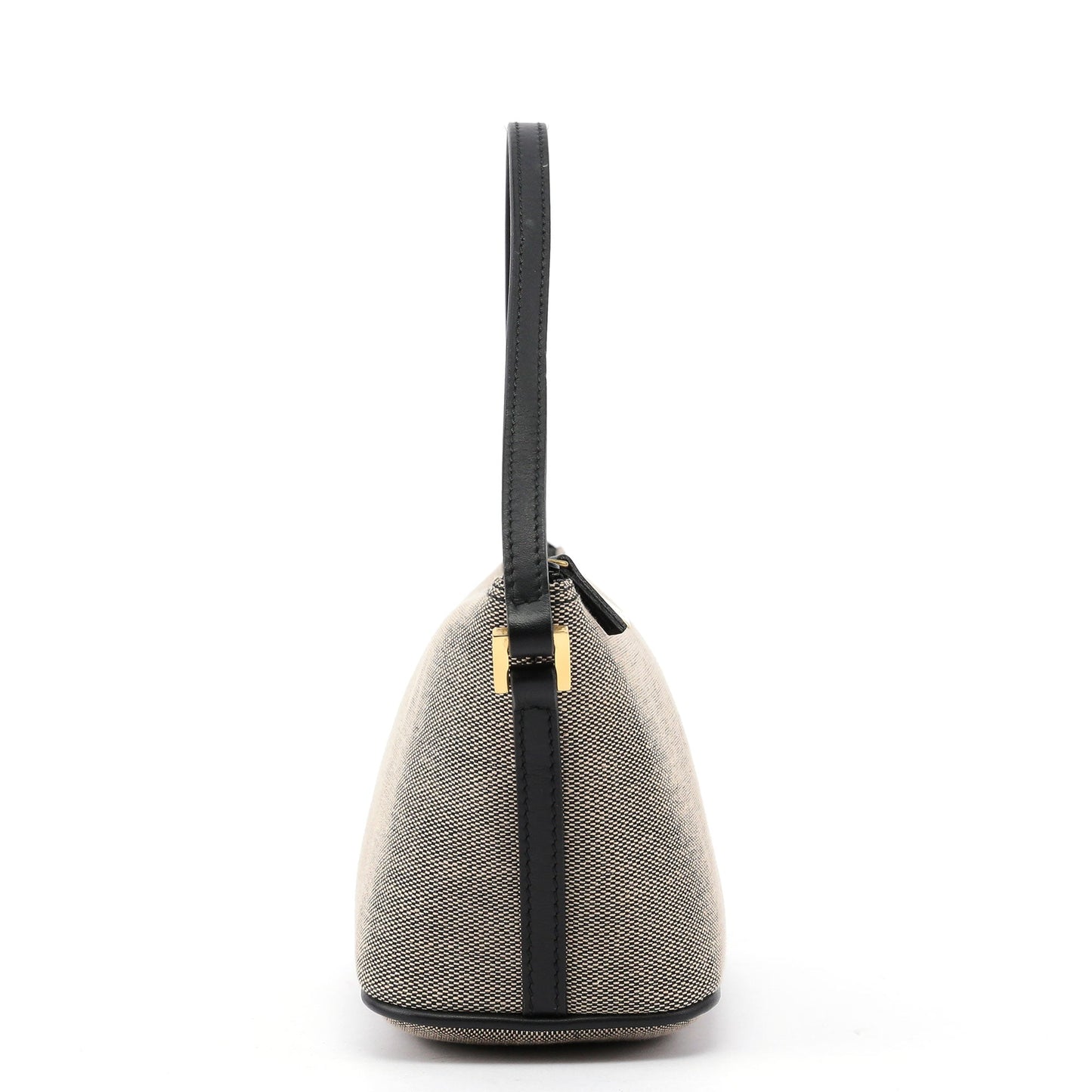 07198 Beige Canvas Boat Pochette