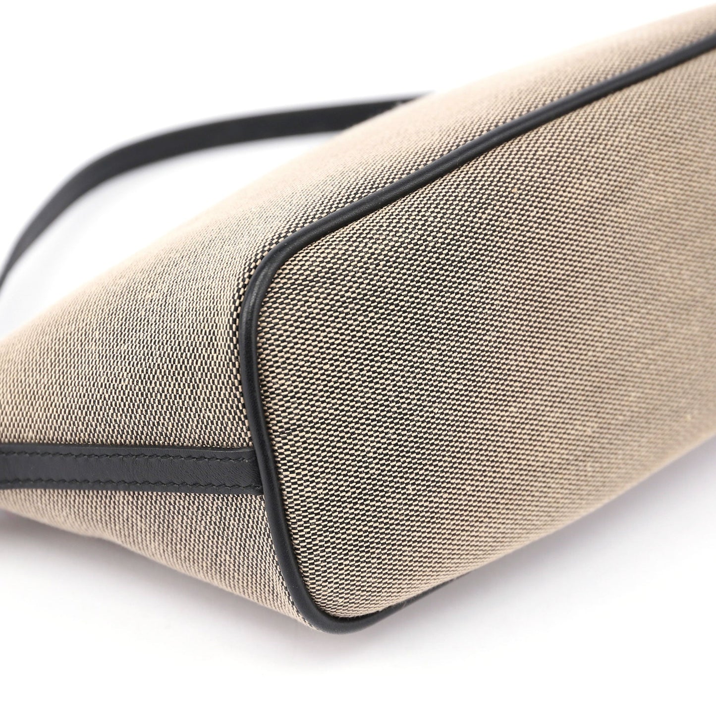 07198 Beige Canvas Boat Pochette