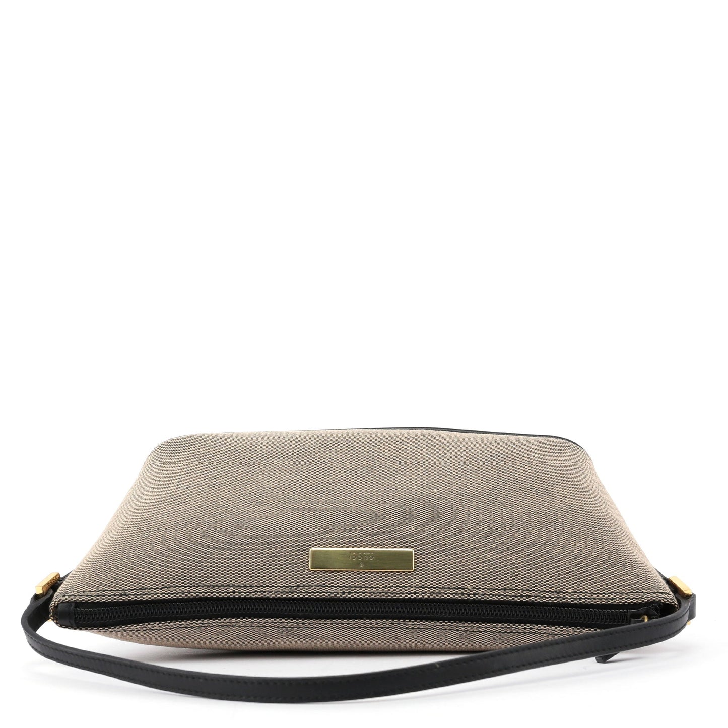 07198 Beige Canvas Boat Pochette