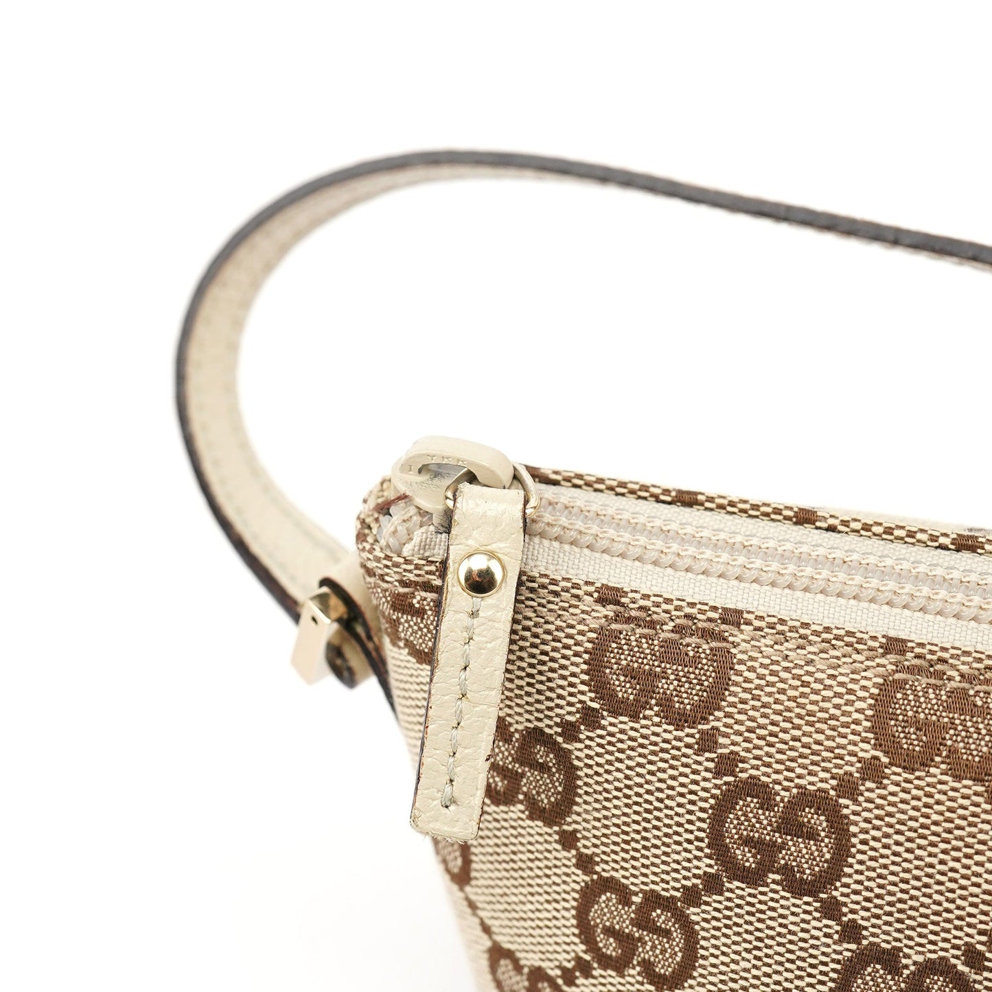 07198 Beige GG Boat Pochette