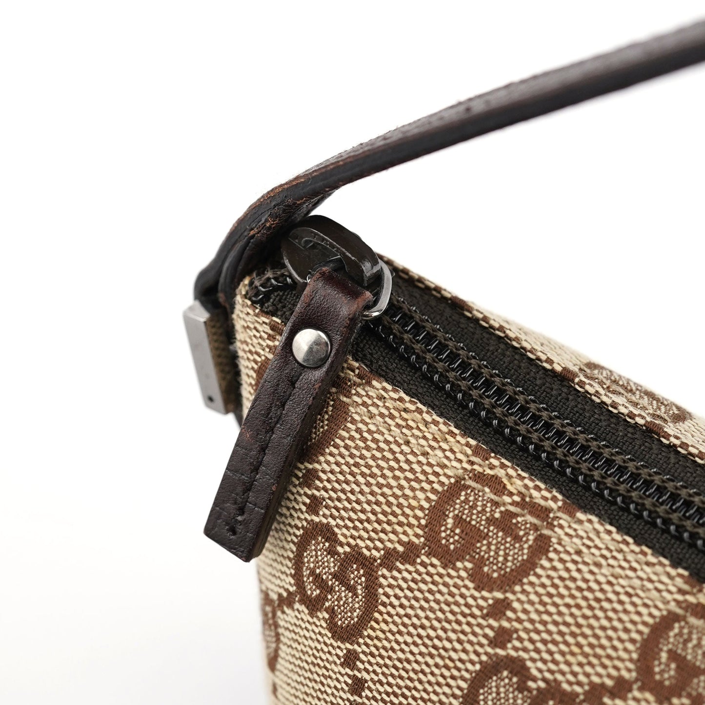 07198 Beige GG Boat Pochette