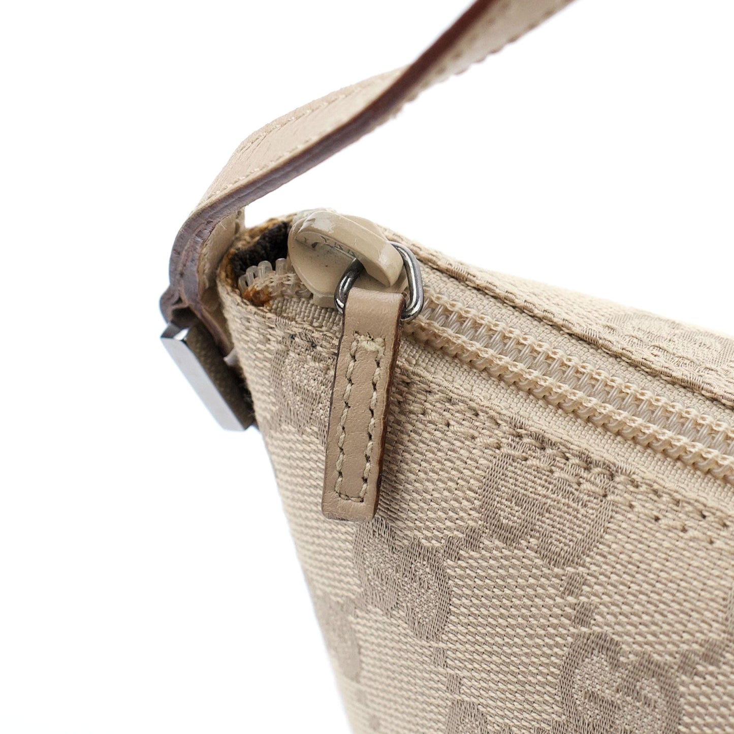 07198 Beige GG Boat Pochette