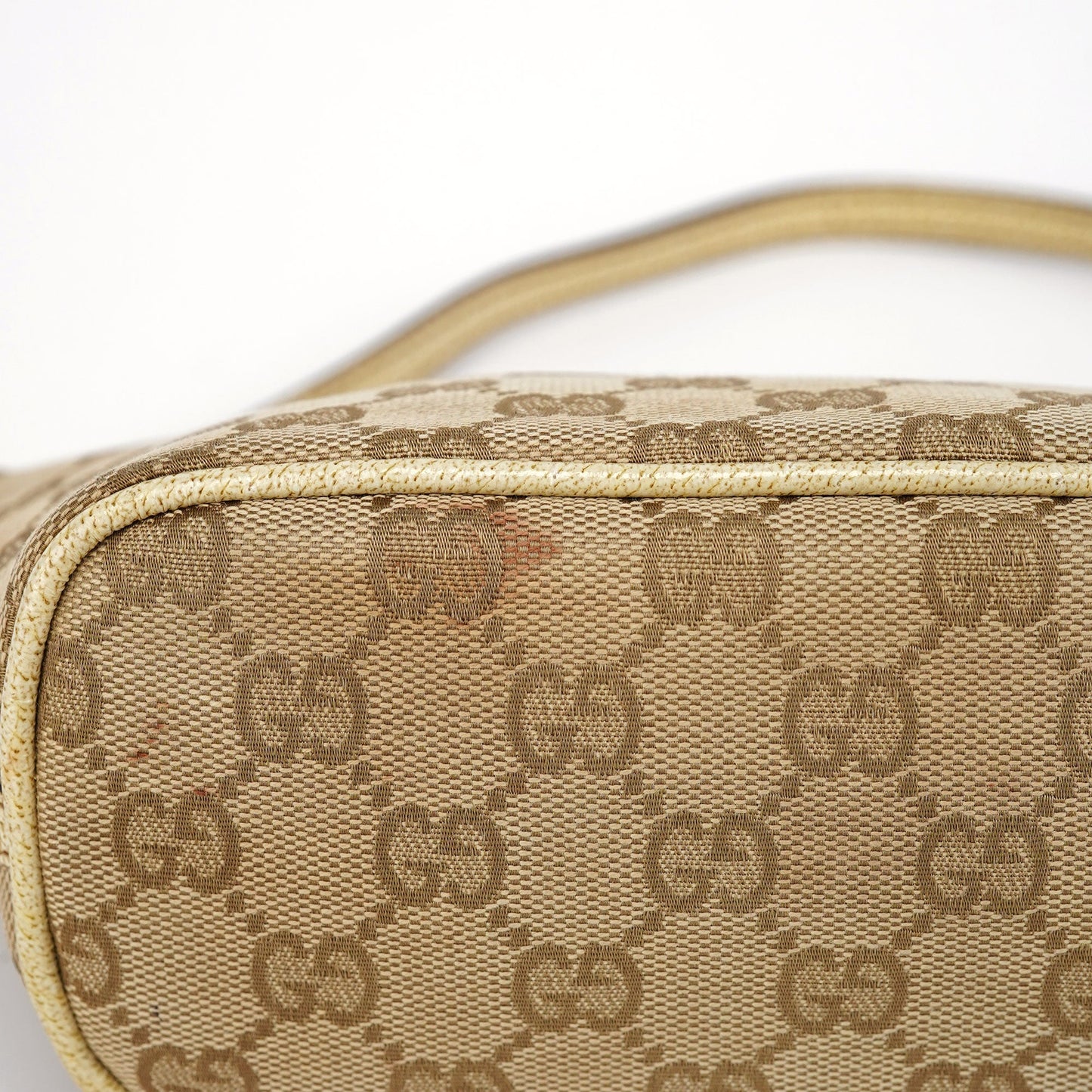 07198 Beige GG Boat Pochette