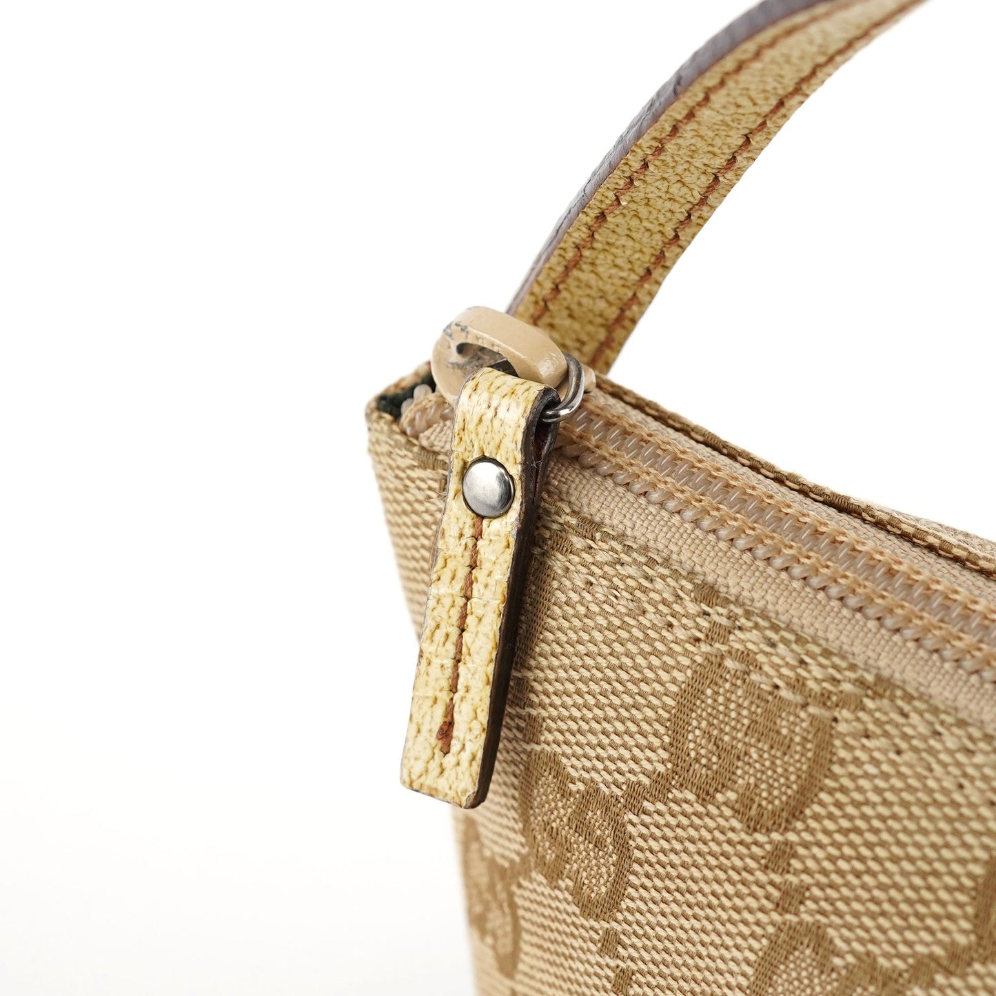 07198 Beige GG Boat Pochette