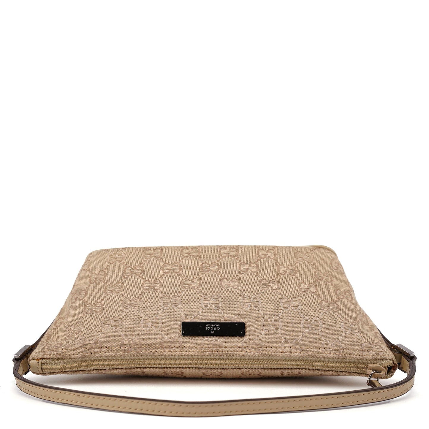 07198 Beige GG Boat Pochette