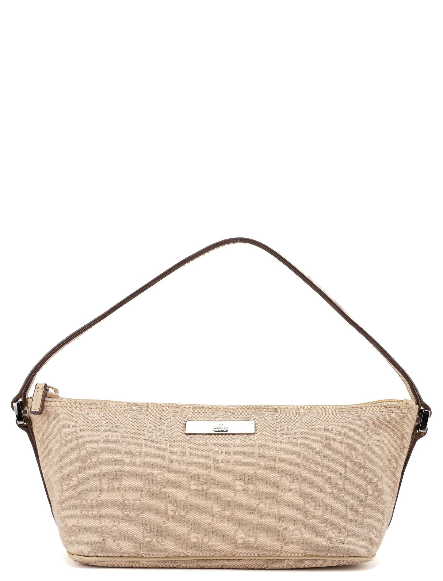 07198 Beige GG Boat Pochette