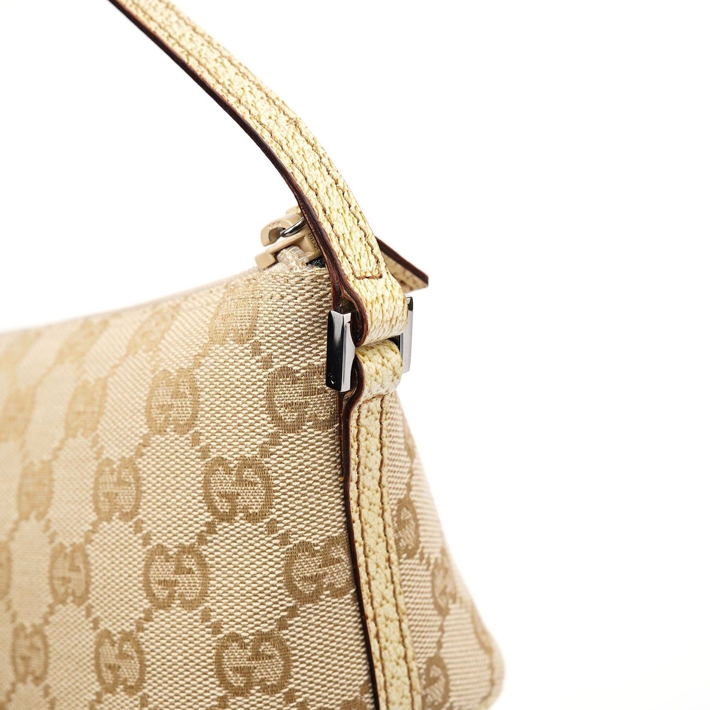 07198 Beige GG Boat Pochette