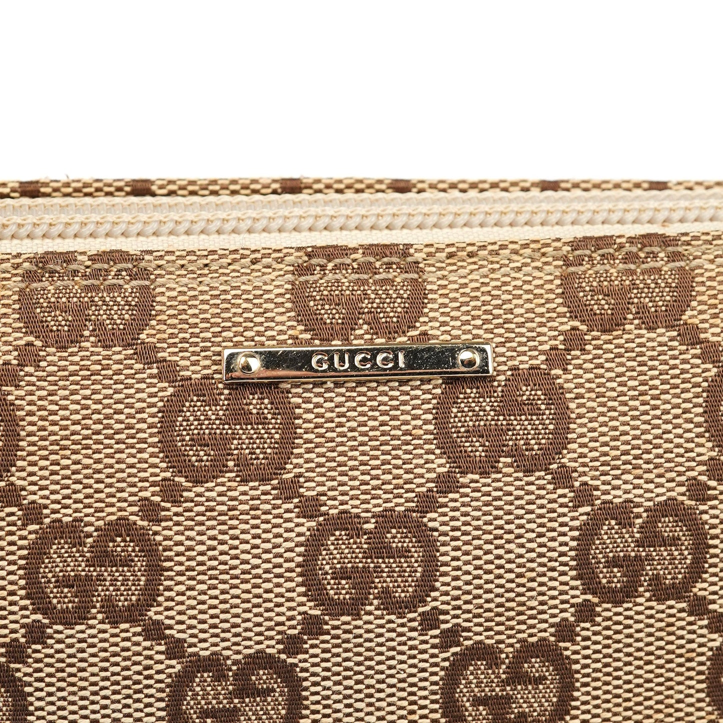 07198 Beige GG Boat Pochette