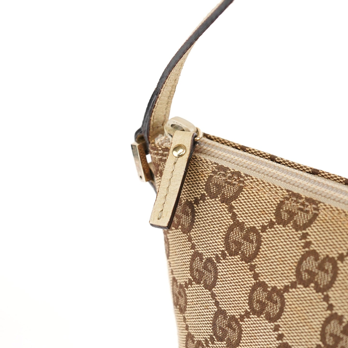 07198 Beige GG Boat Pochette