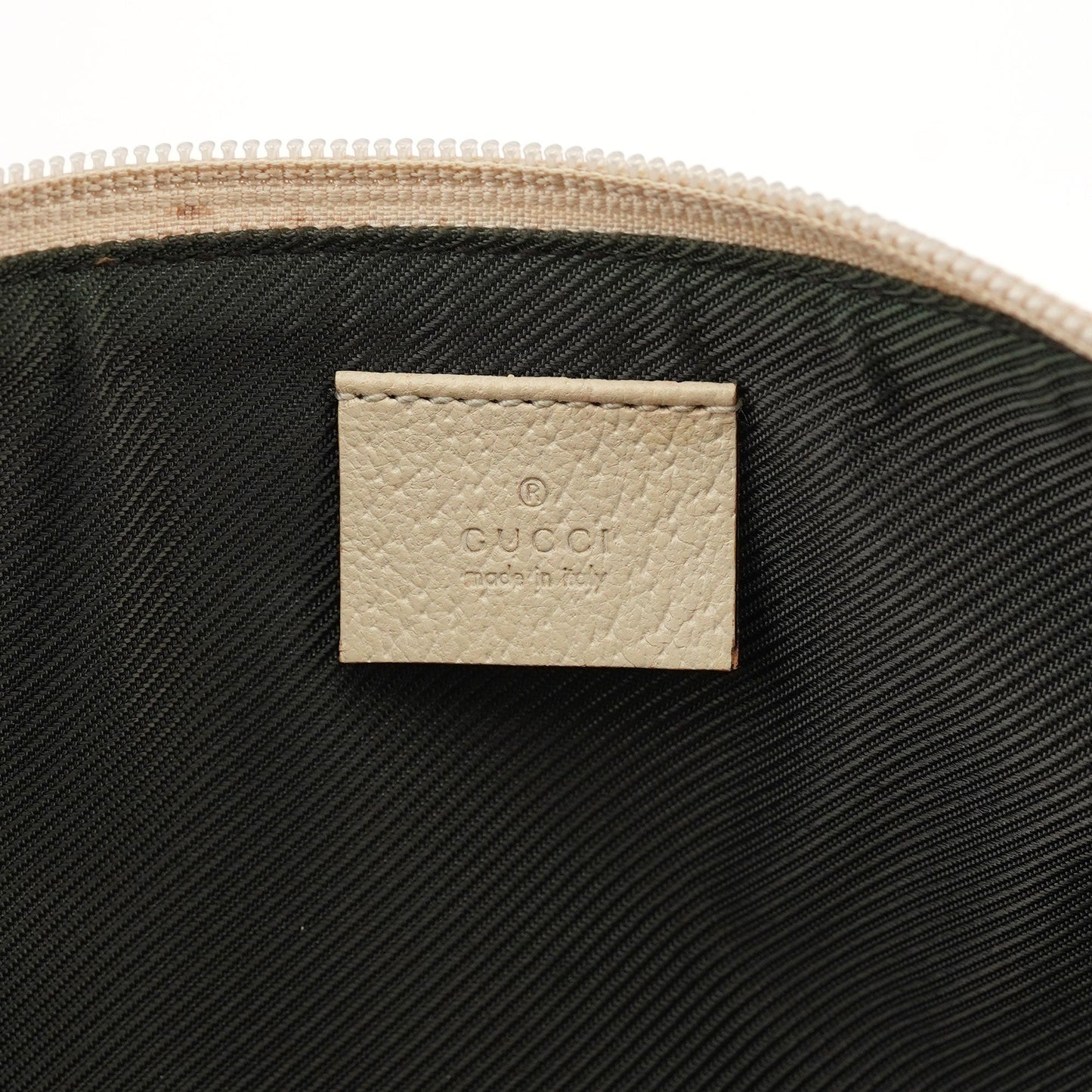 07198 Beige GG Boat Pochette
