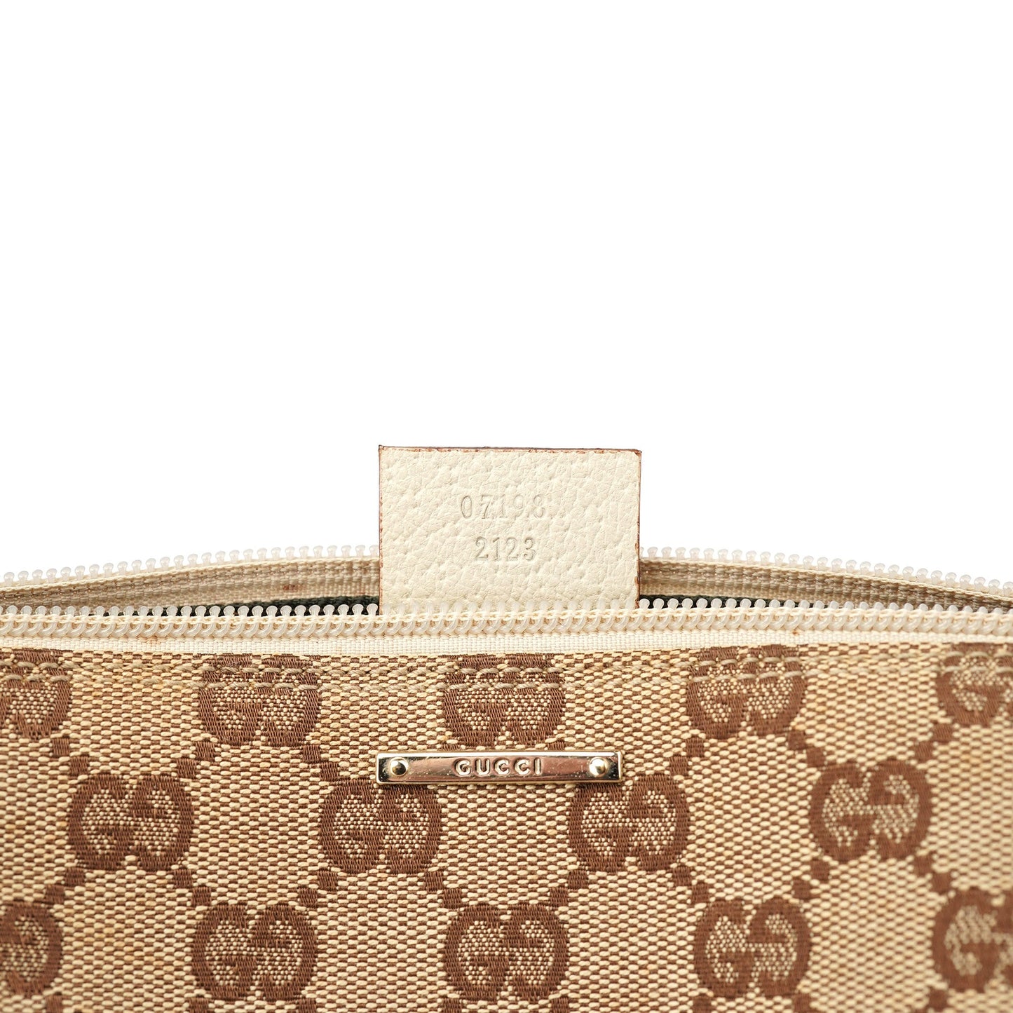 07198 Beige GG Boat Pochette
