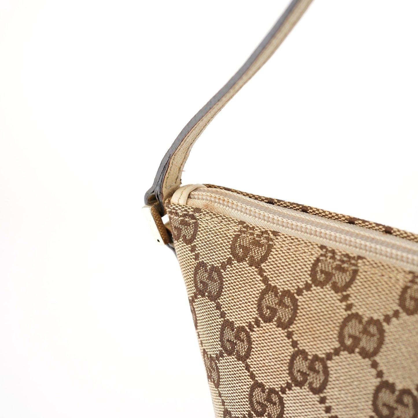 07198 Beige GG Boat Pochette