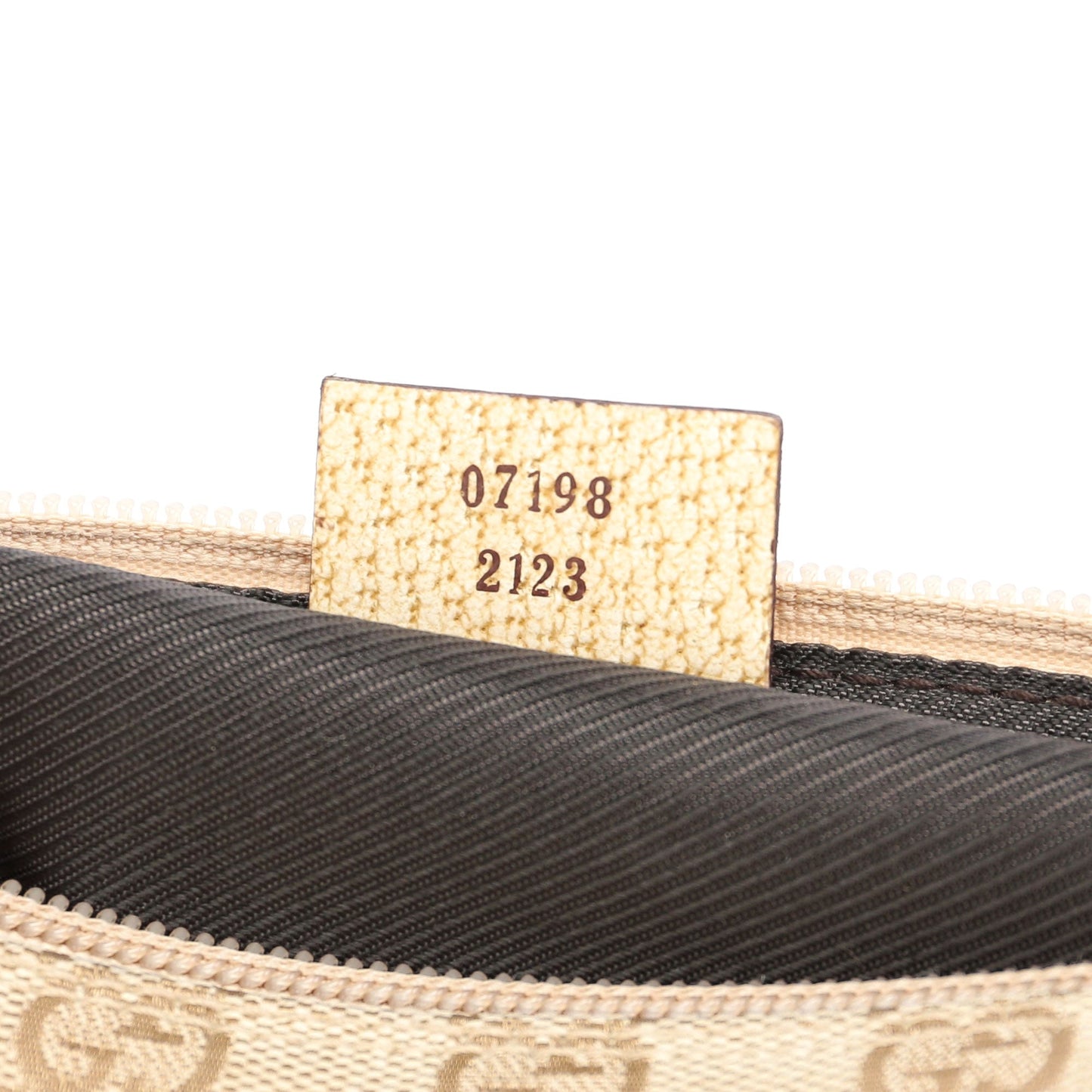 07198 Beige GG Boat Pochette