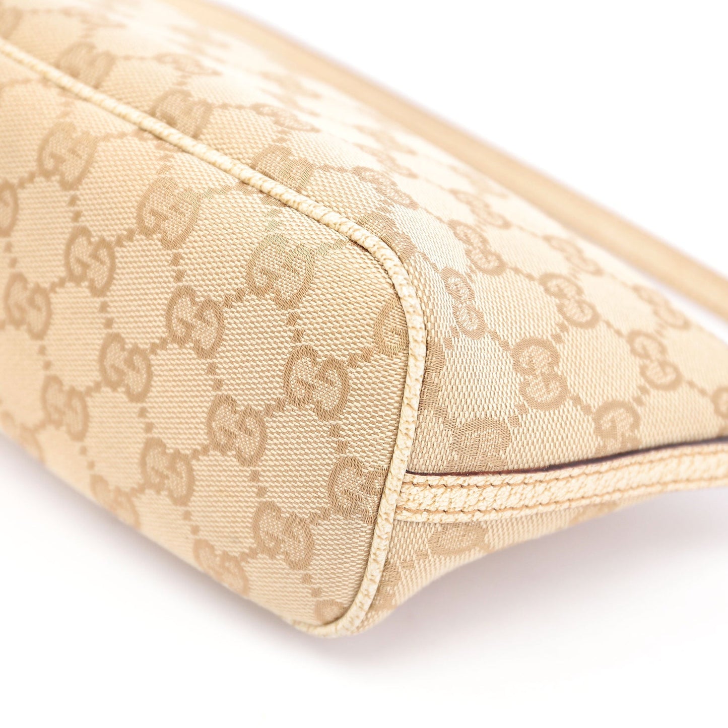 07198 Beige GG Boat Pochette