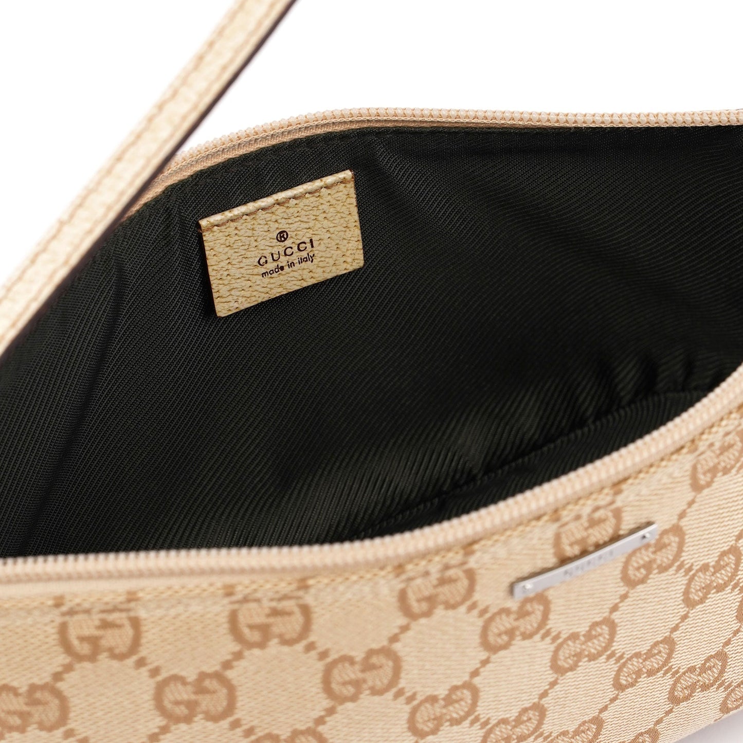 07198 Beige GG Boat Pochette