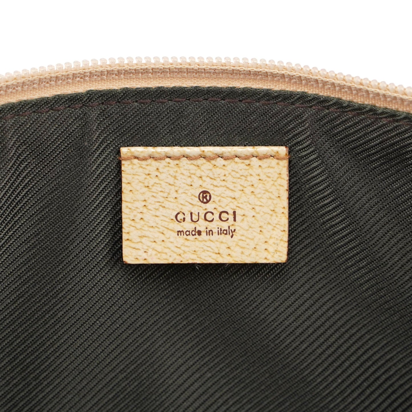 07198 Beige GG Boat Pochette