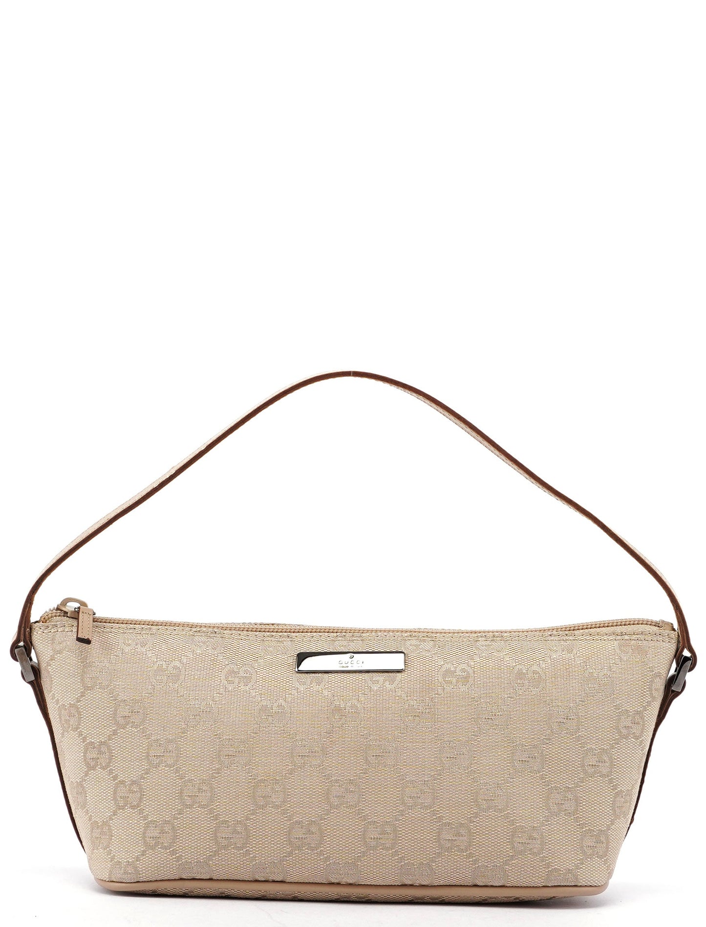07198 Beige GG Boat Pochette