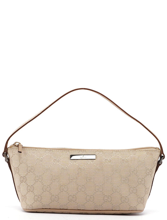 07198 Beige GG Boat Pochette