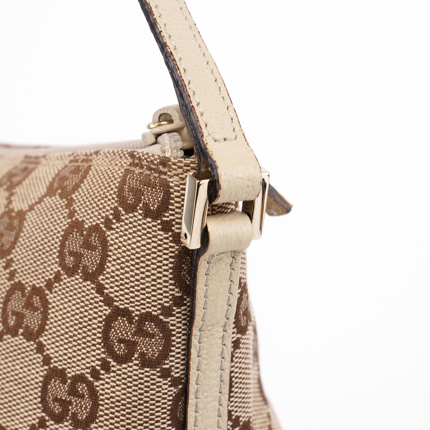 07198 Beige GG Boat Pochette