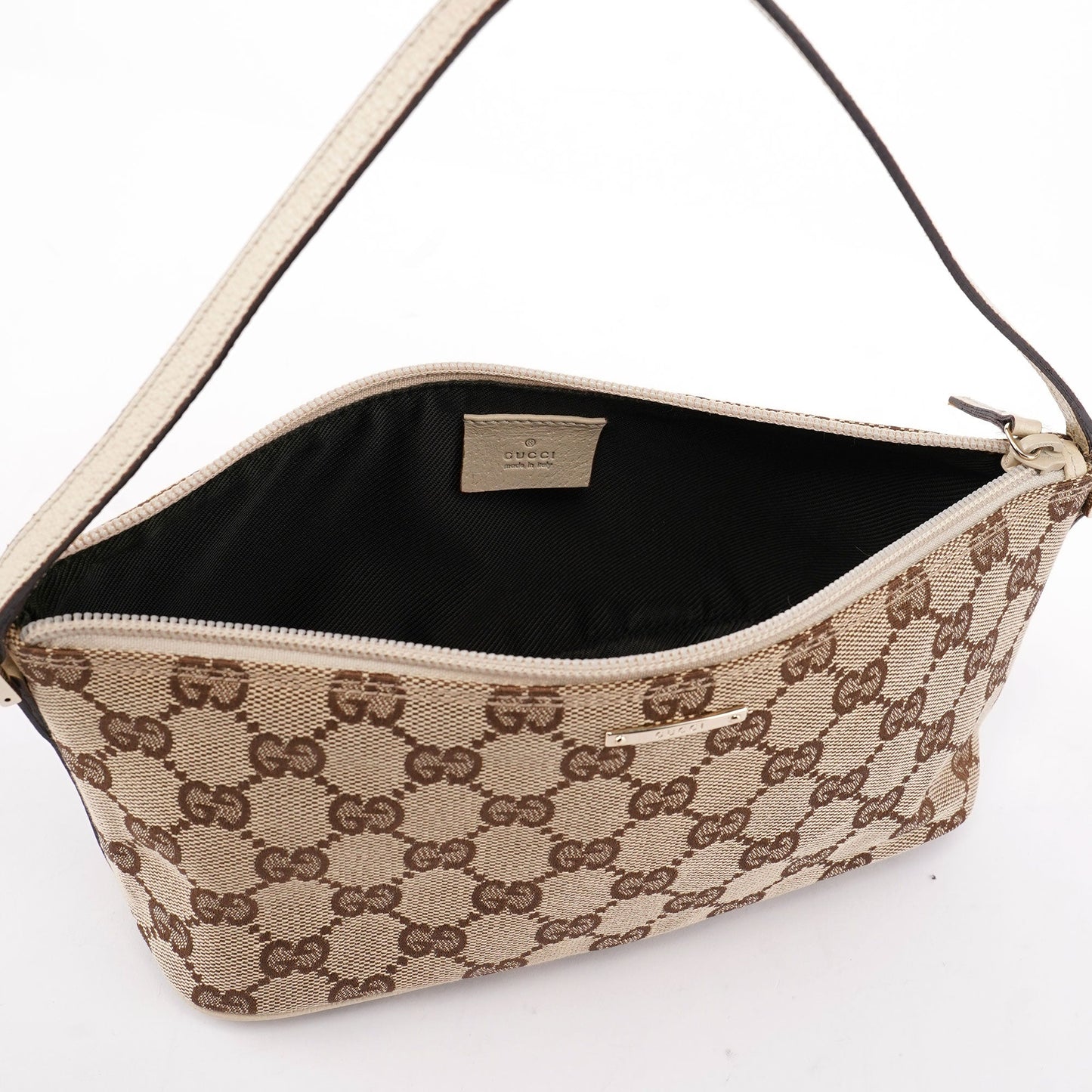 07198 Beige GG Boat Pochette