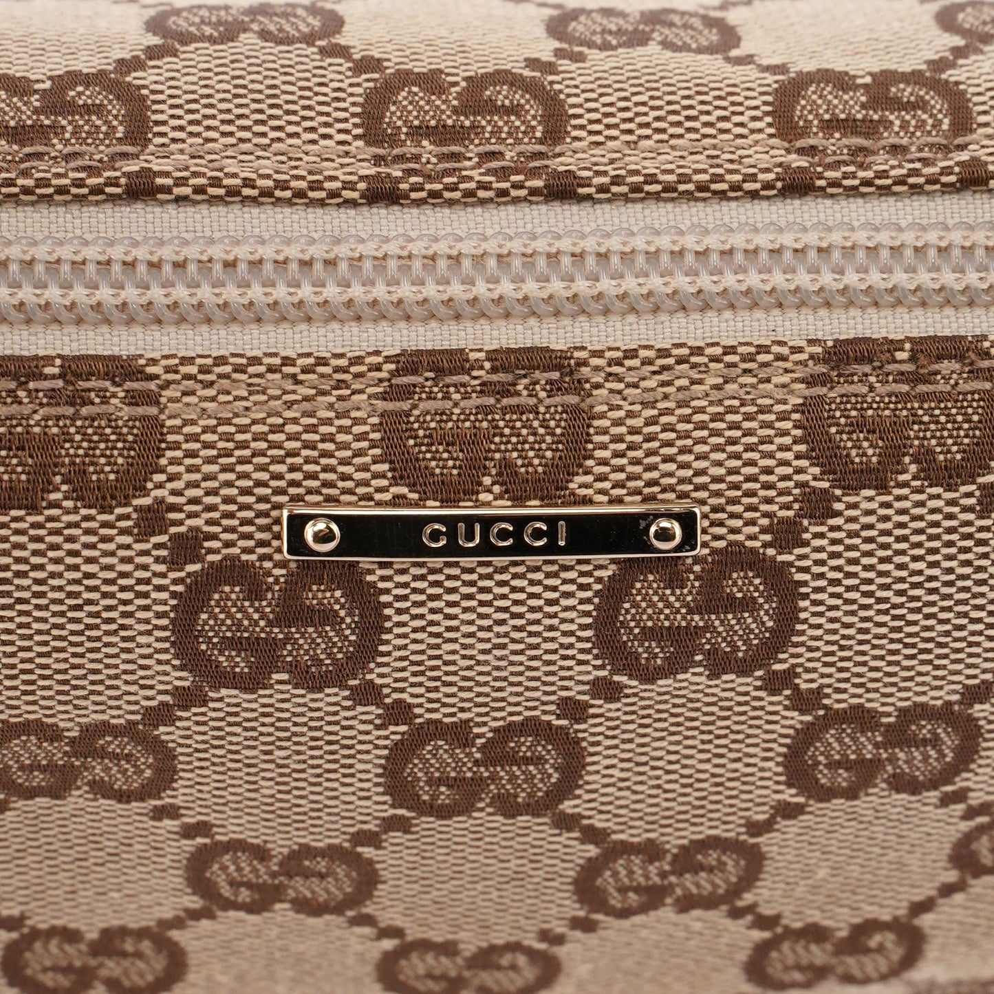 07198 Beige GG Boat Pochette