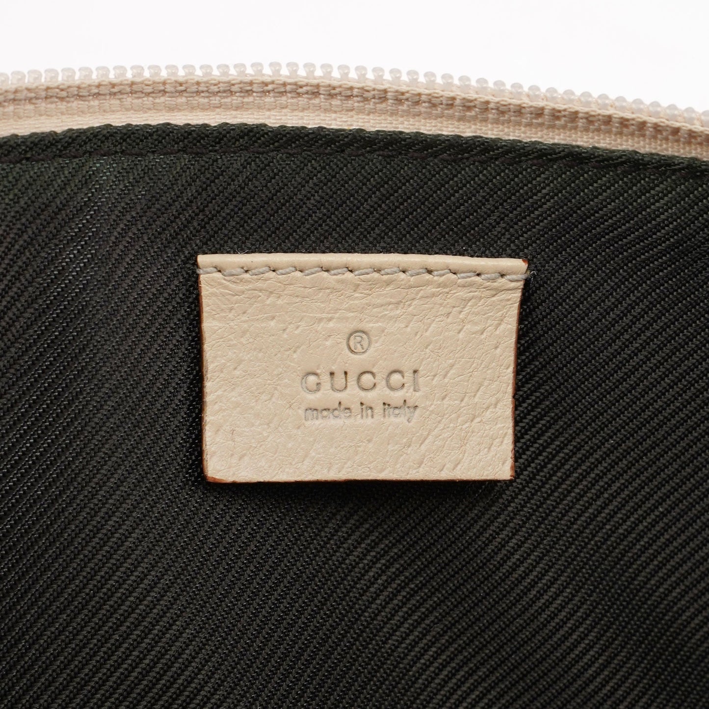 07198 Beige GG Boat Pochette