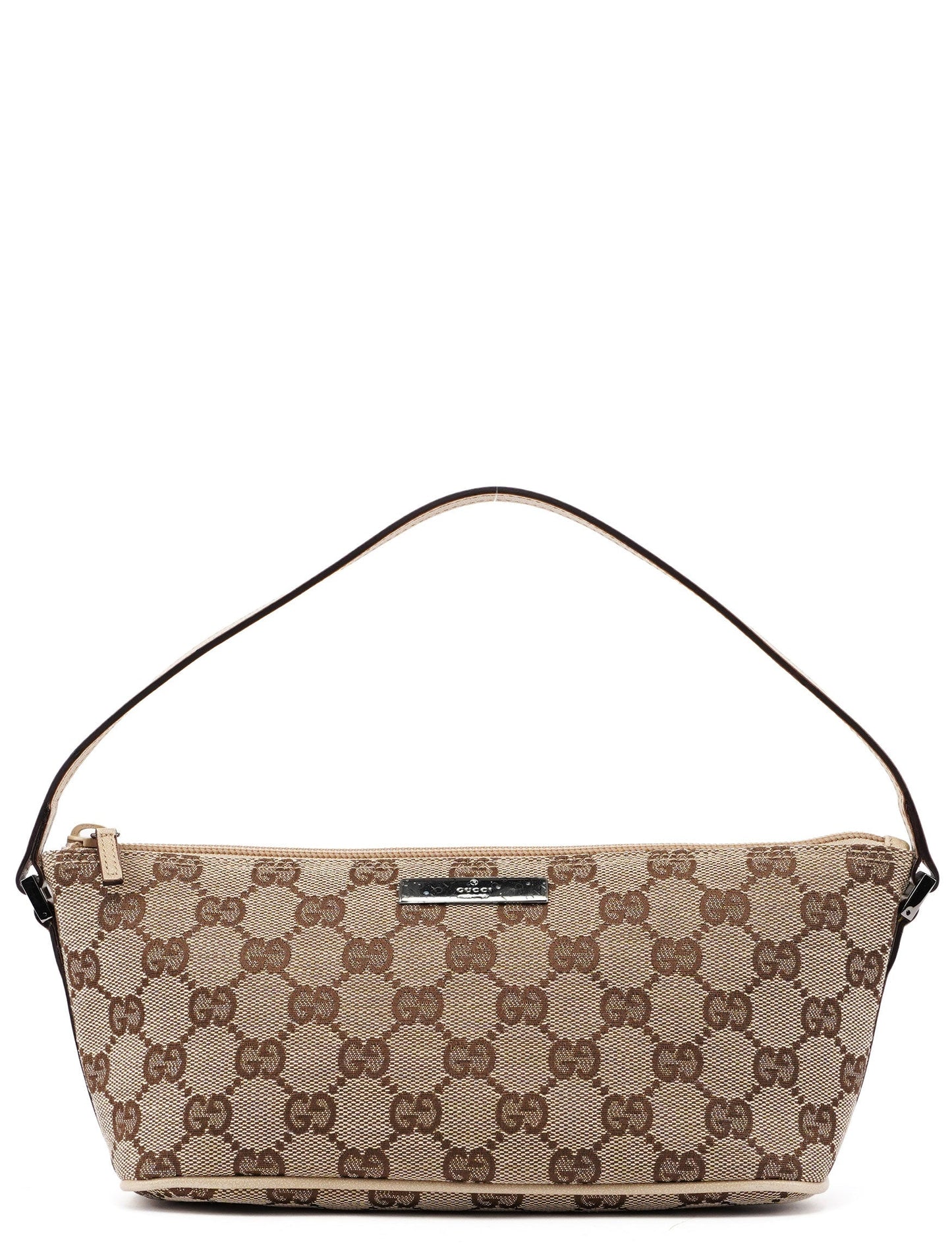 07198 Beige GG Boat Pochette