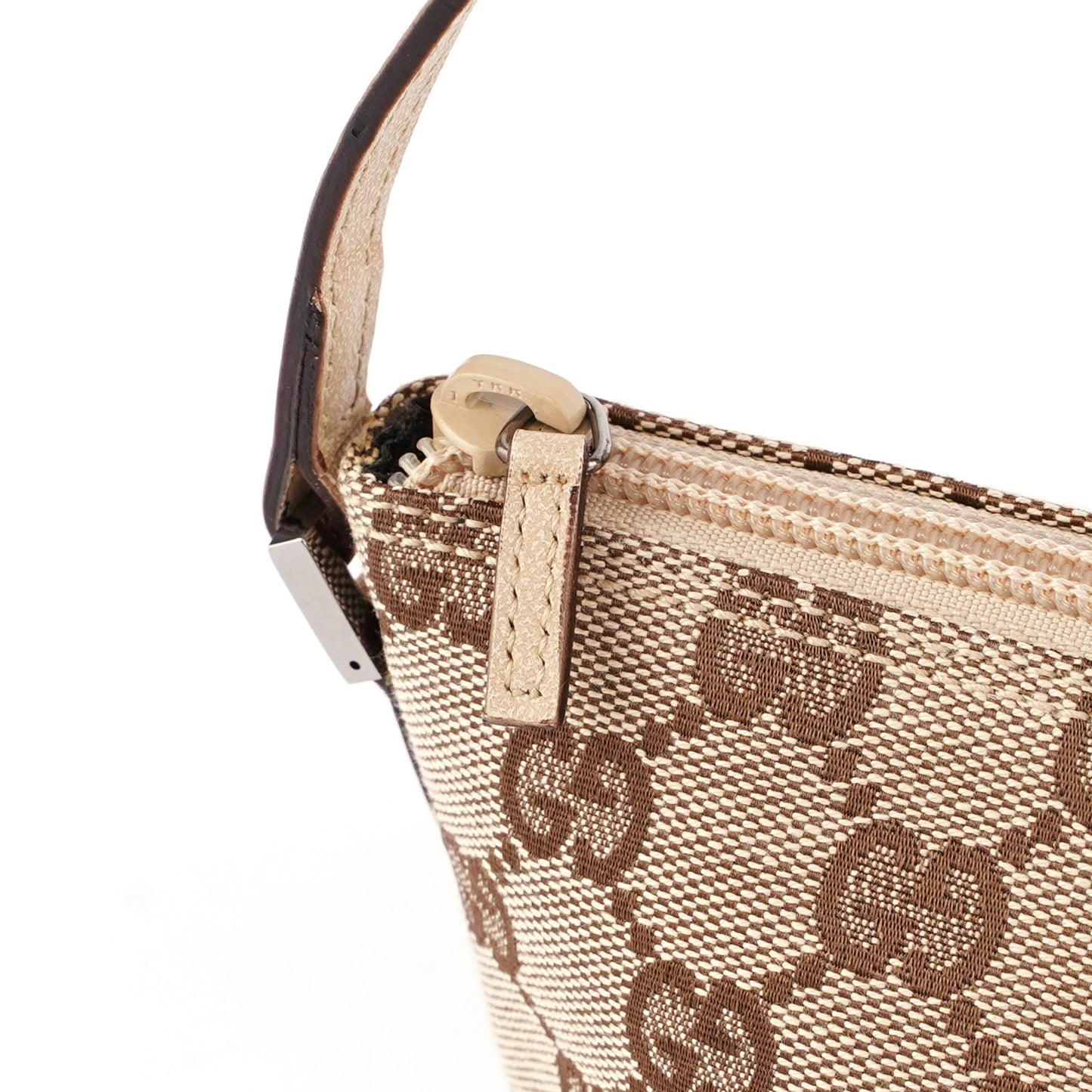 07198 Beige GG Boat Pochette