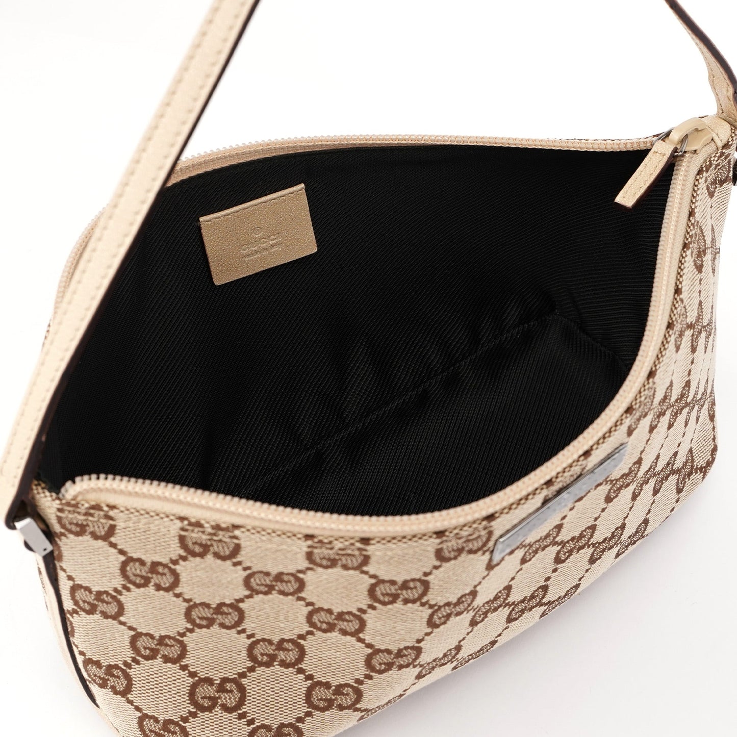 07198 Beige GG Boat Pochette
