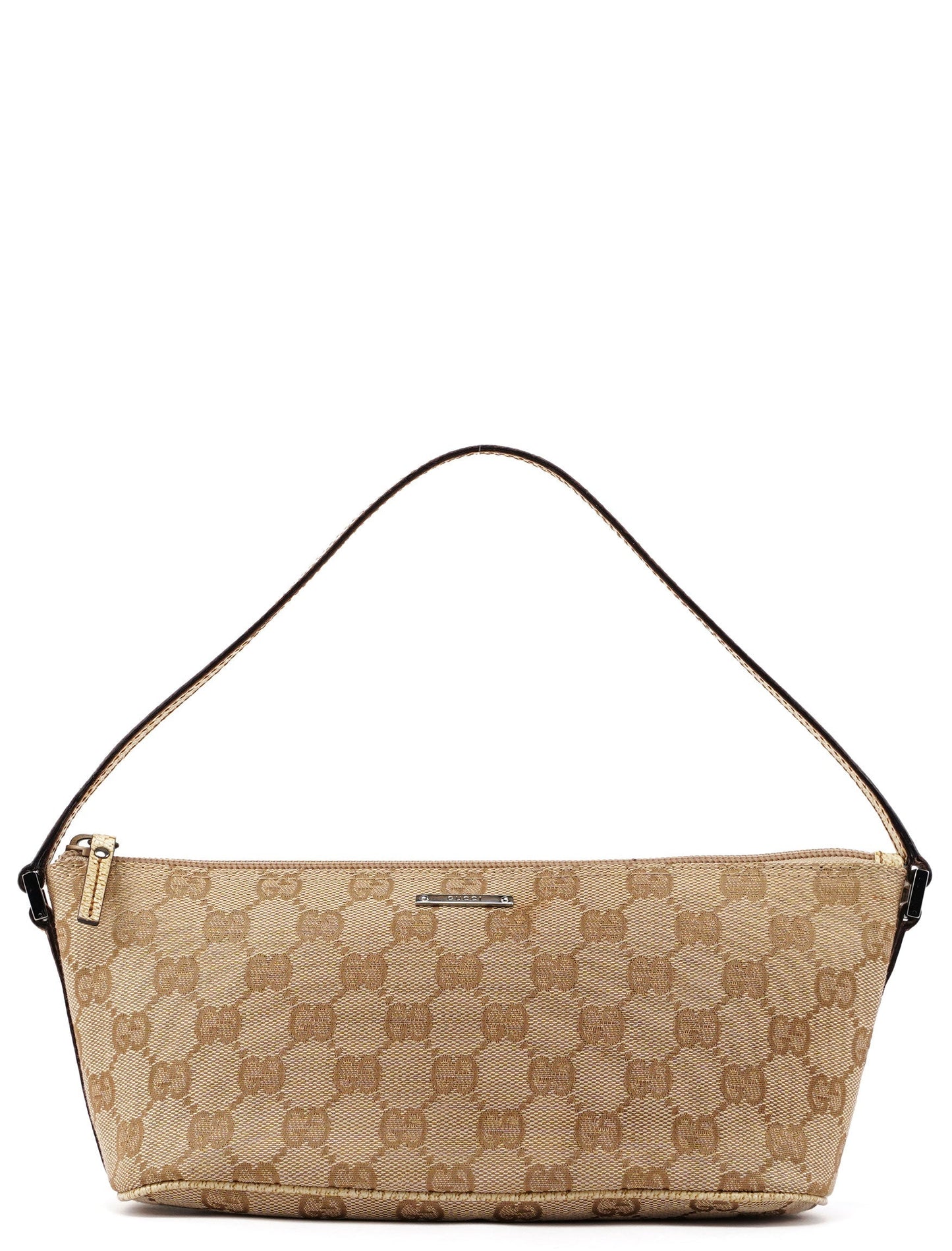 07198 Beige GG Boat Pochette