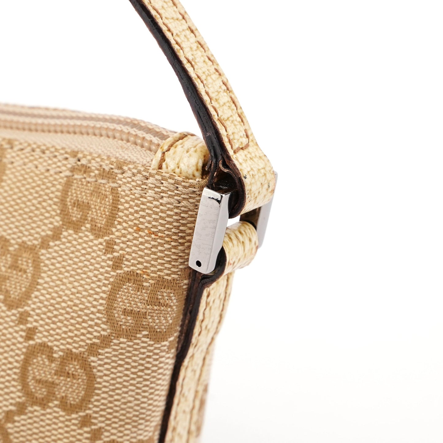 07198 Beige GG Boat Pochette