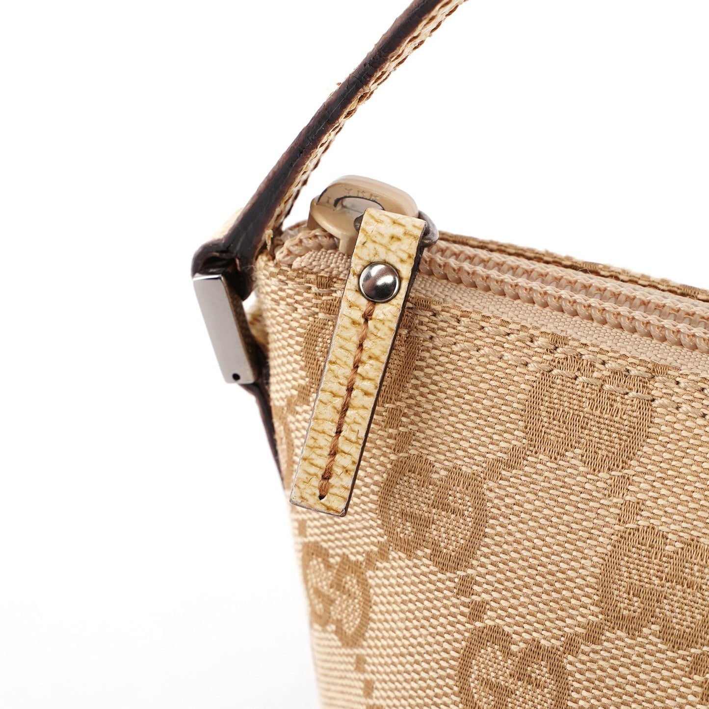07198 Beige GG Boat Pochette