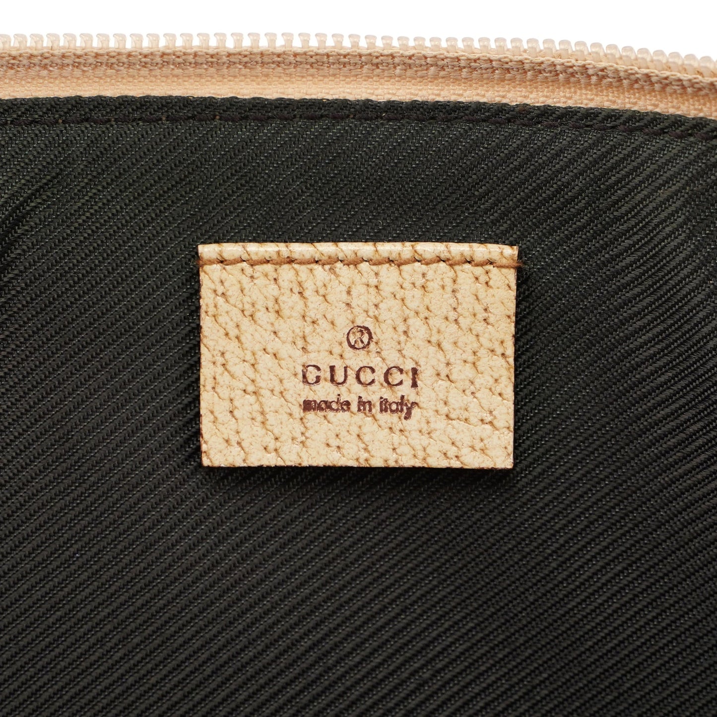 07198 Beige GG Boat Pochette