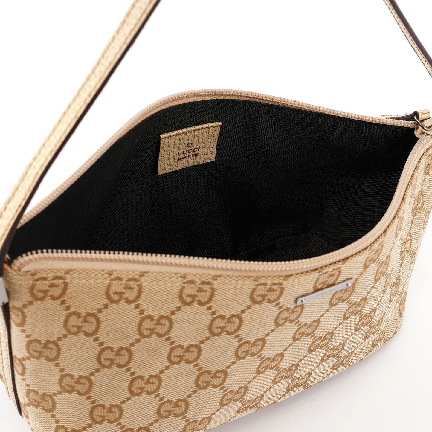 07198 Beige GG Boat Pochette