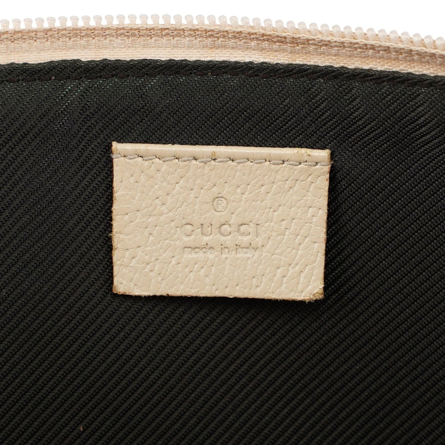 07198 Beige GG Boat Pochette