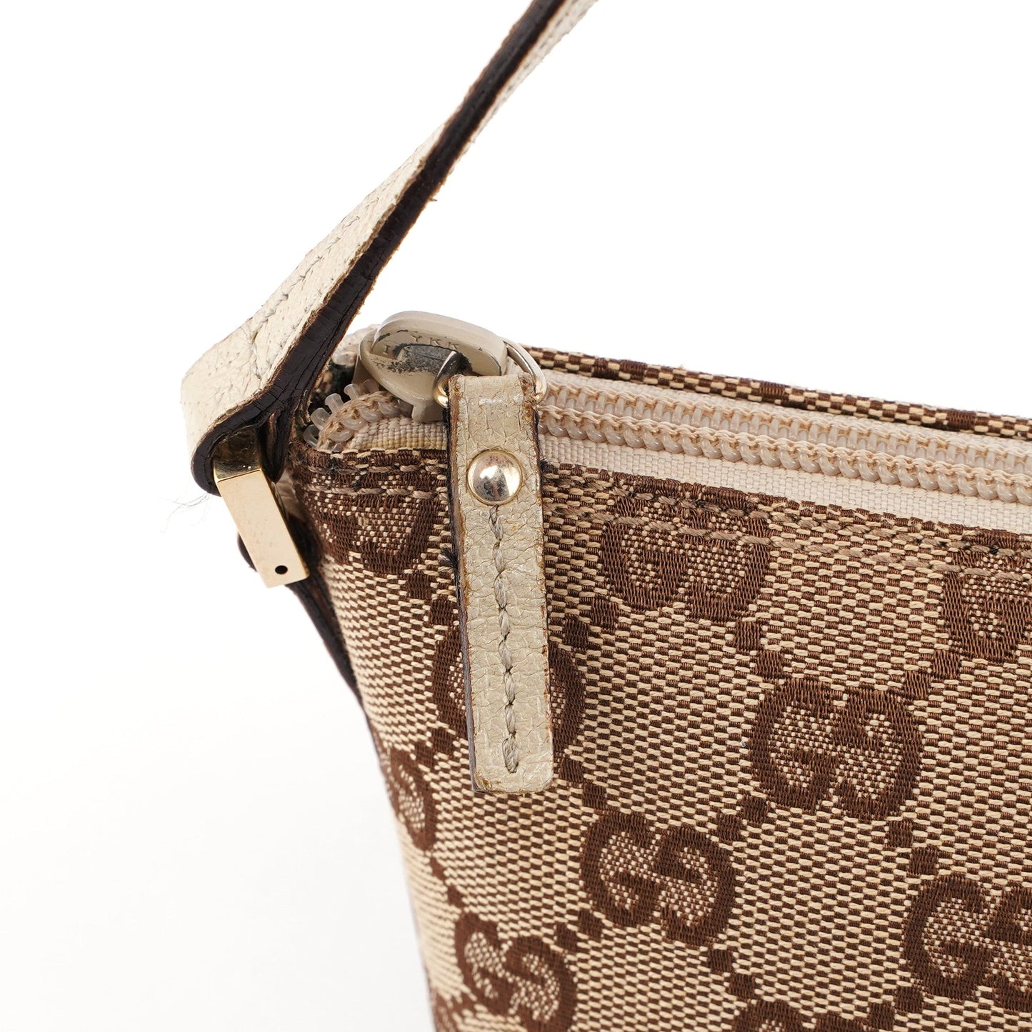 07198 Beige GG Boat Pochette