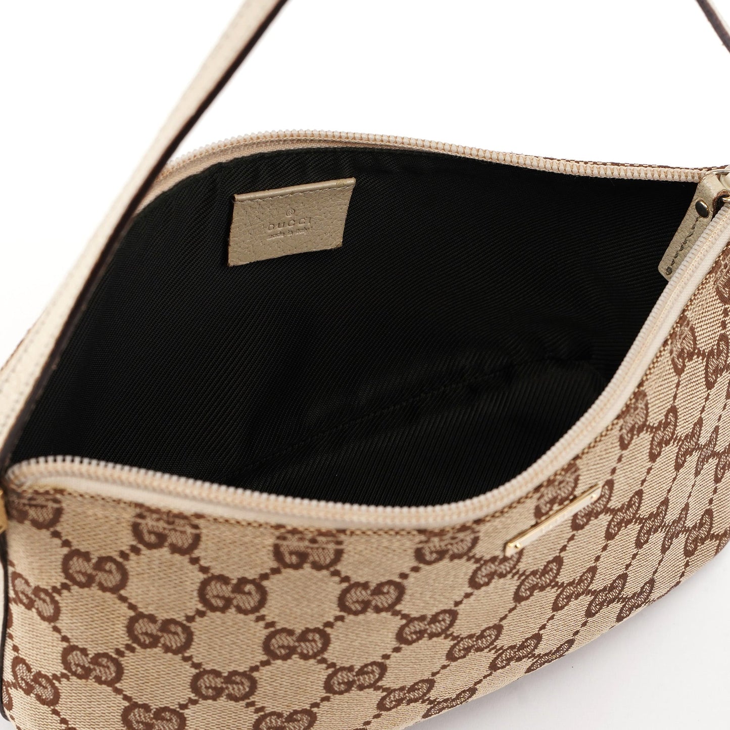 07198 Beige GG Boat Pochette