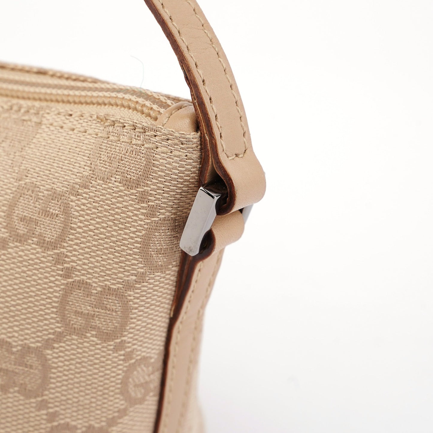 07198 Beige GG Boat Pochette