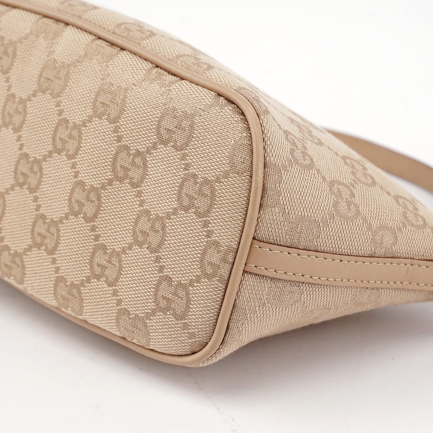 07198 Beige GG Boat Pochette