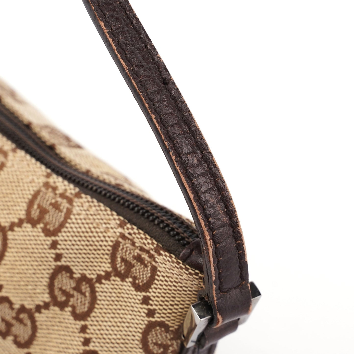 07198 Beige GG Boat Pochette