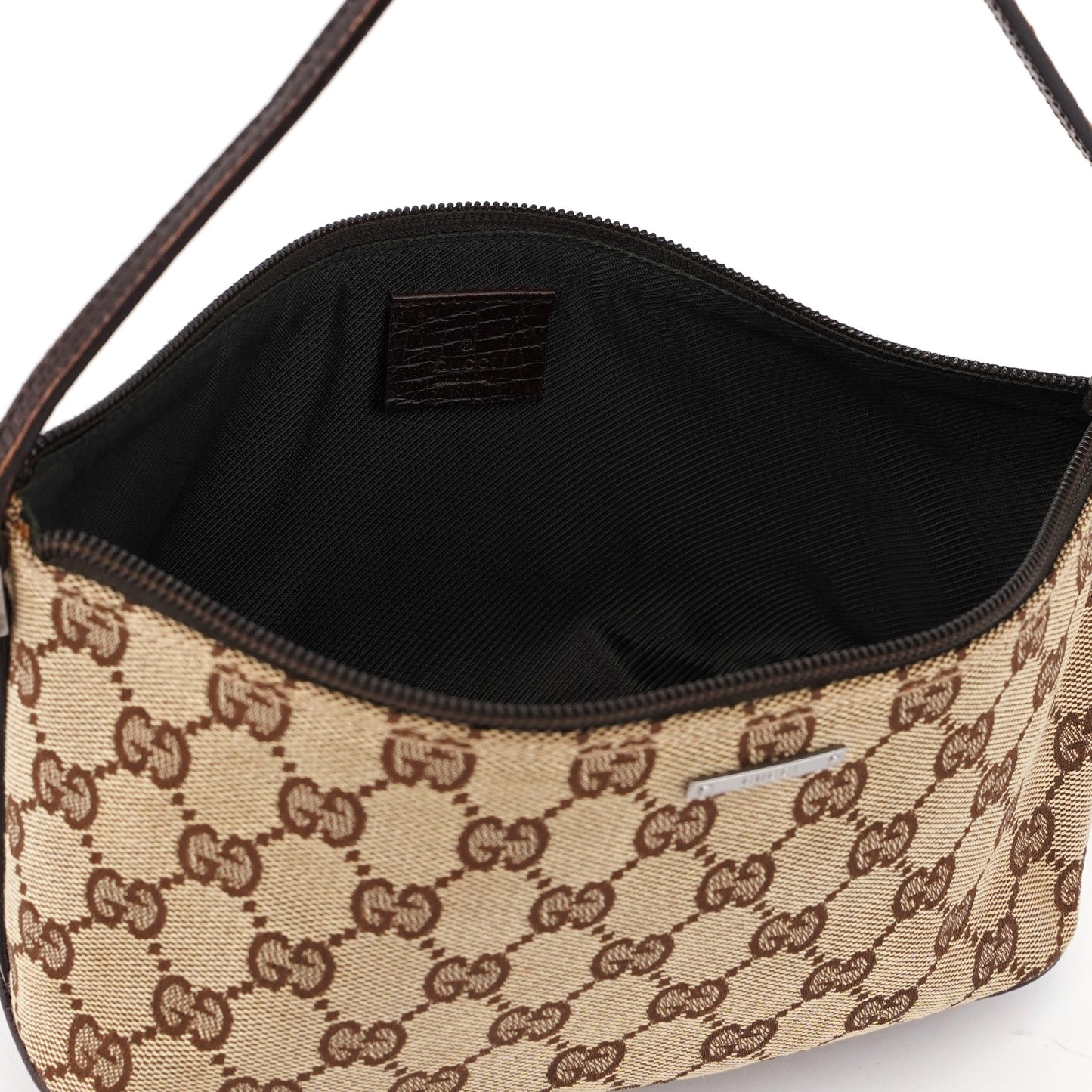 07198 Beige GG Boat Pochette