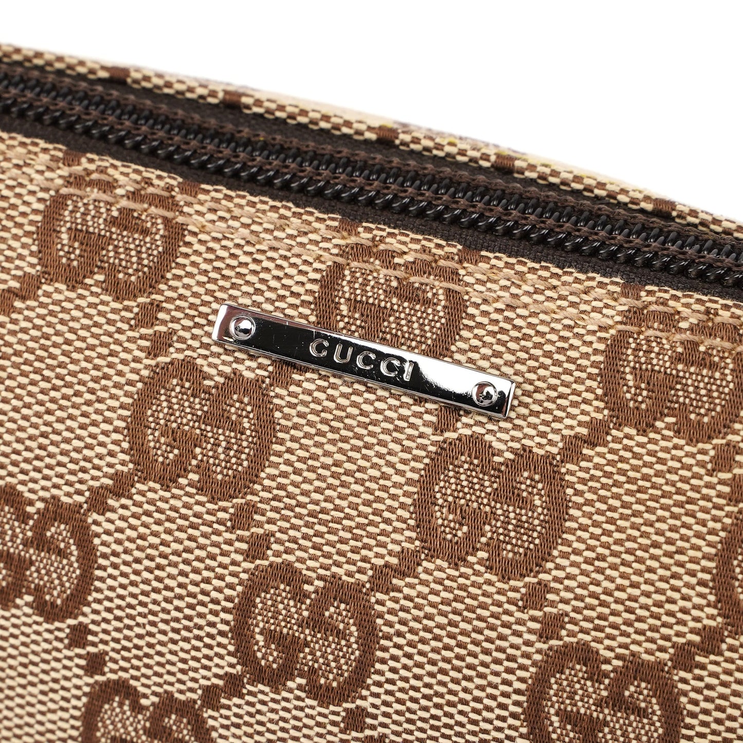 07198 Beige GG Boat Pochette