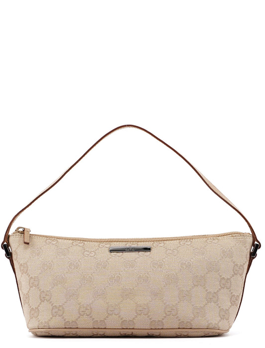 07198 Beige GG Boat Pochette