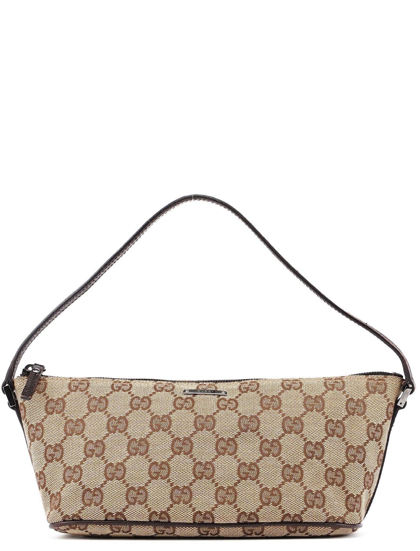 07198 Beige GG Boat Pochette