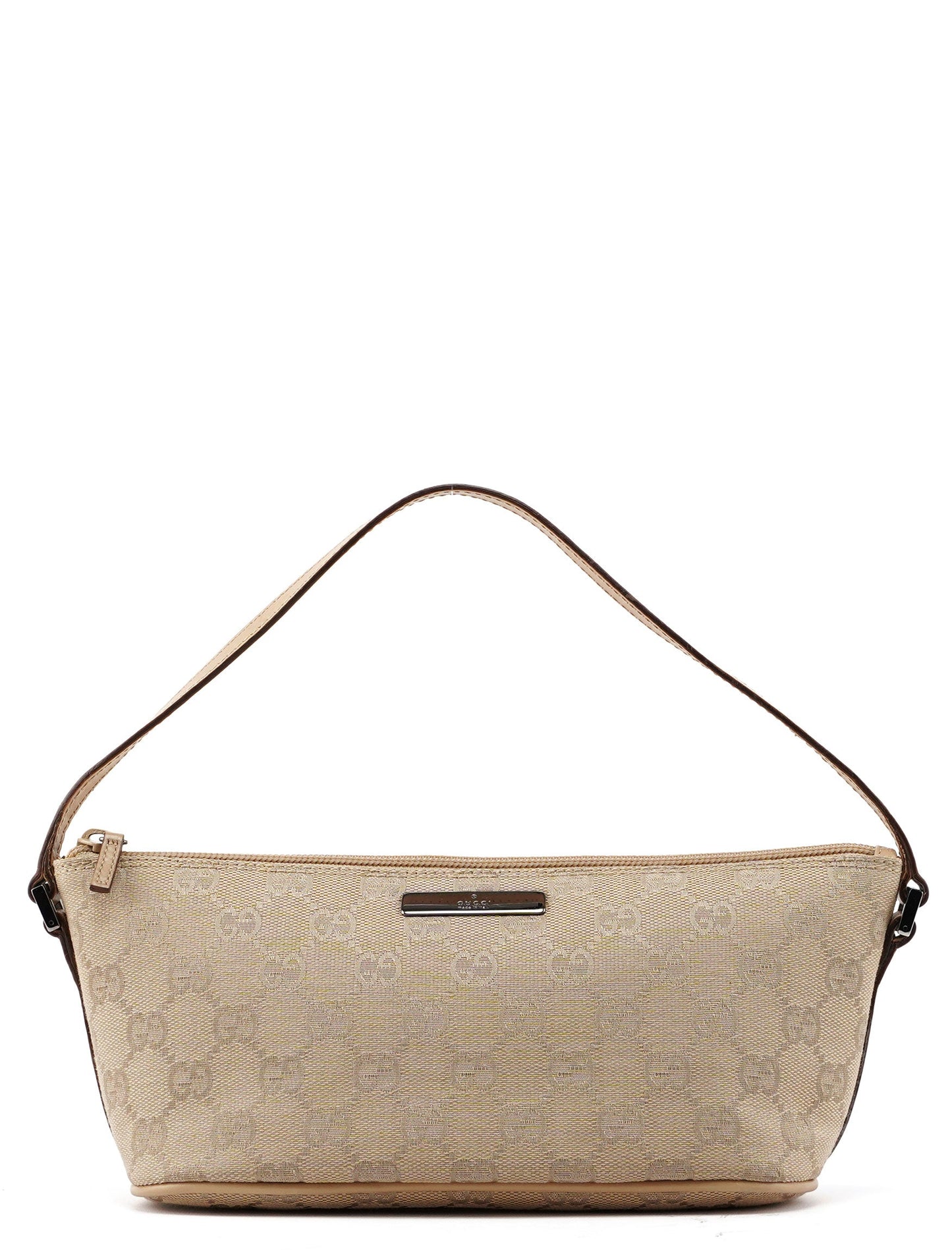 07198 Beige GG Boat Pochette