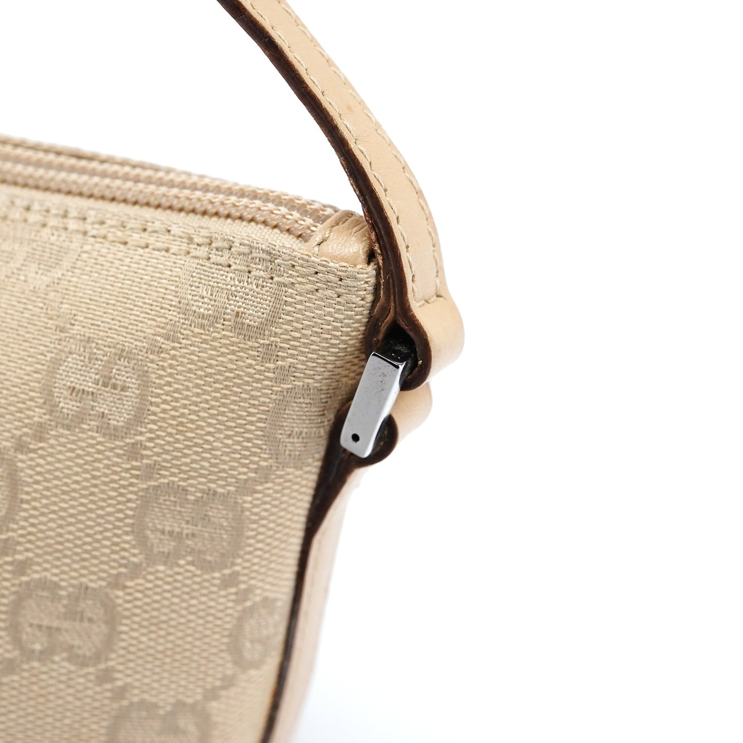 07198 Beige GG Boat Pochette