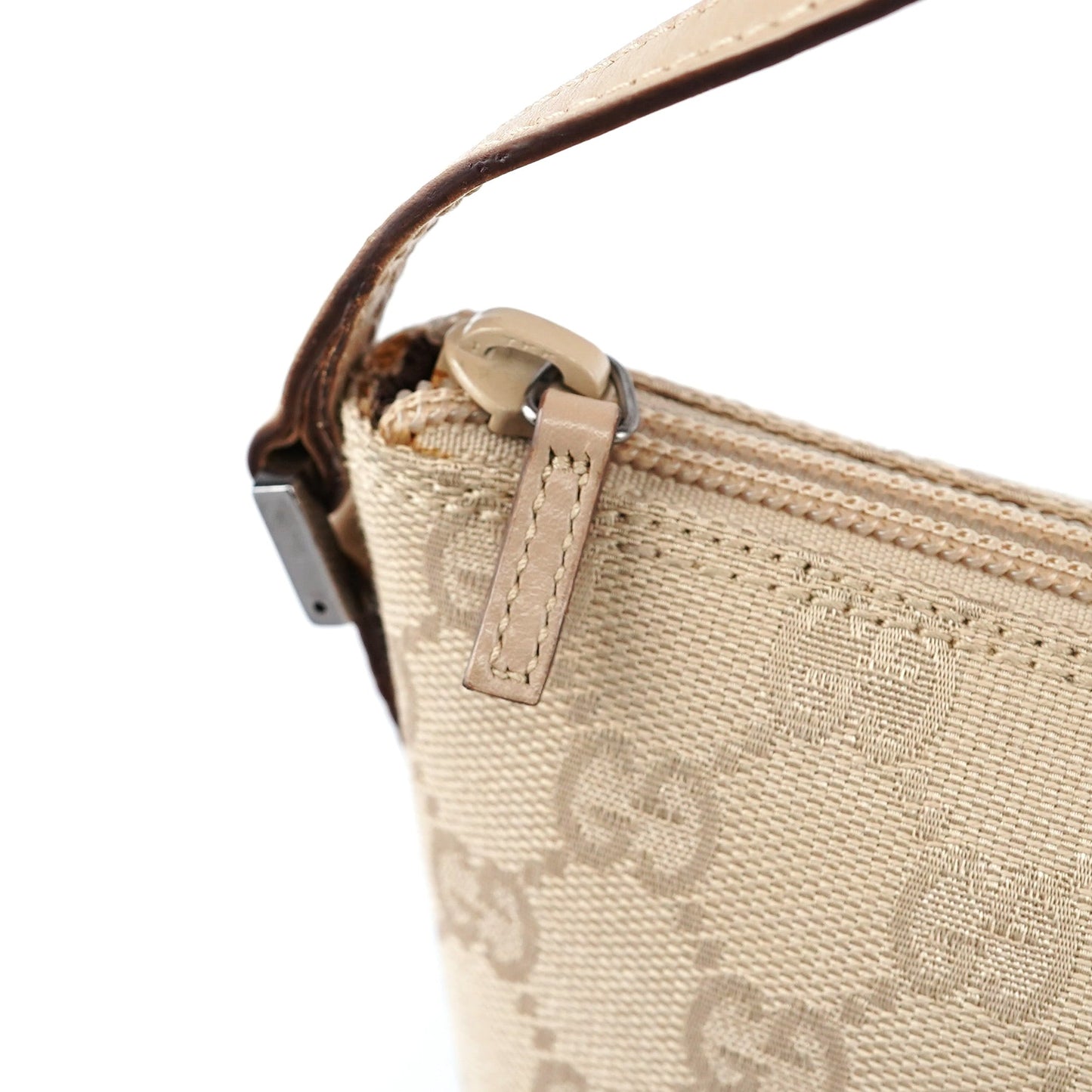 07198 Beige GG Boat Pochette