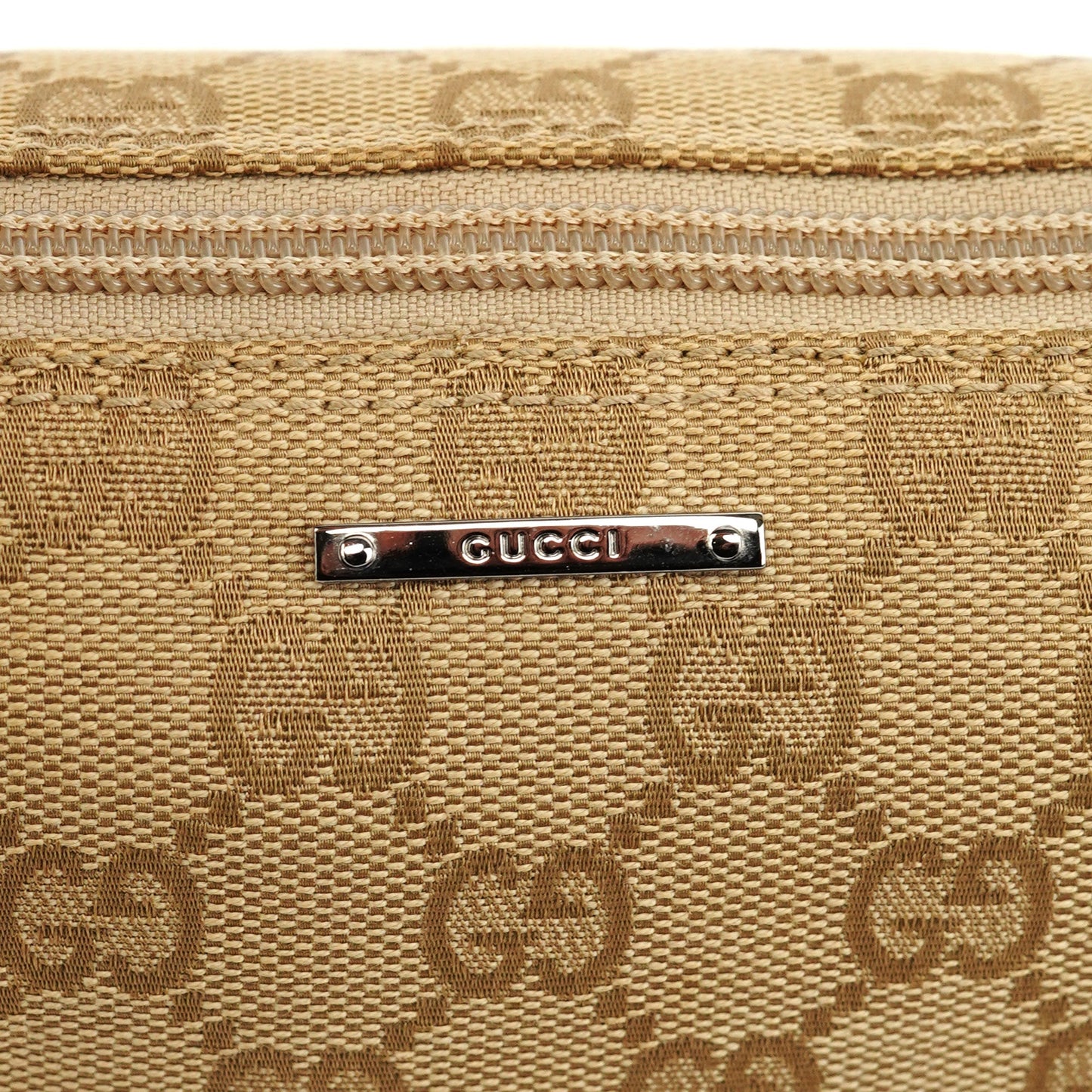 07198 Beige GG Boat Pochette