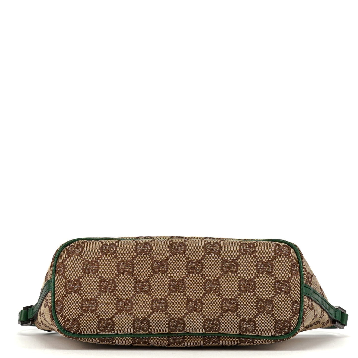 07198 Beige Green GG Boat Pochette