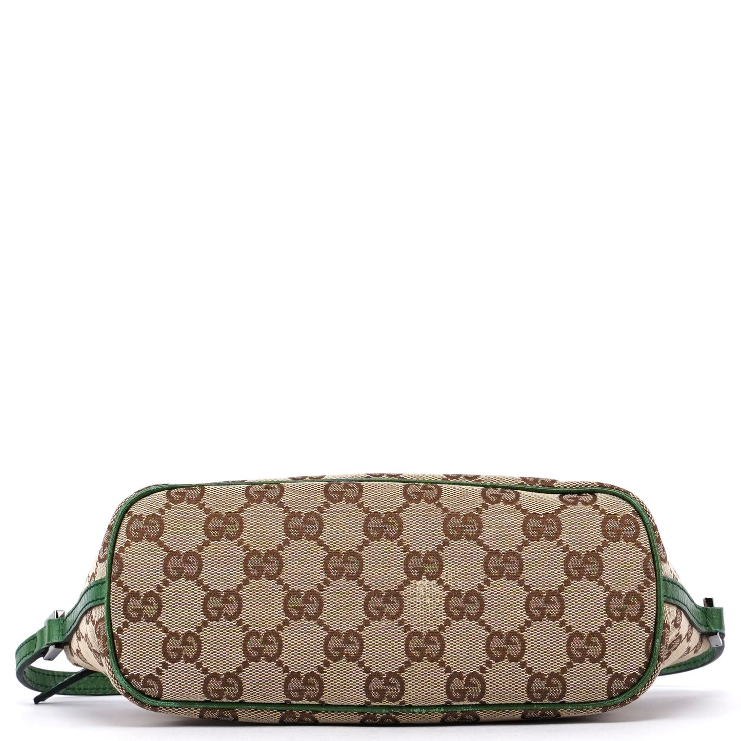 07198 Beige Green GG Boat Pochette